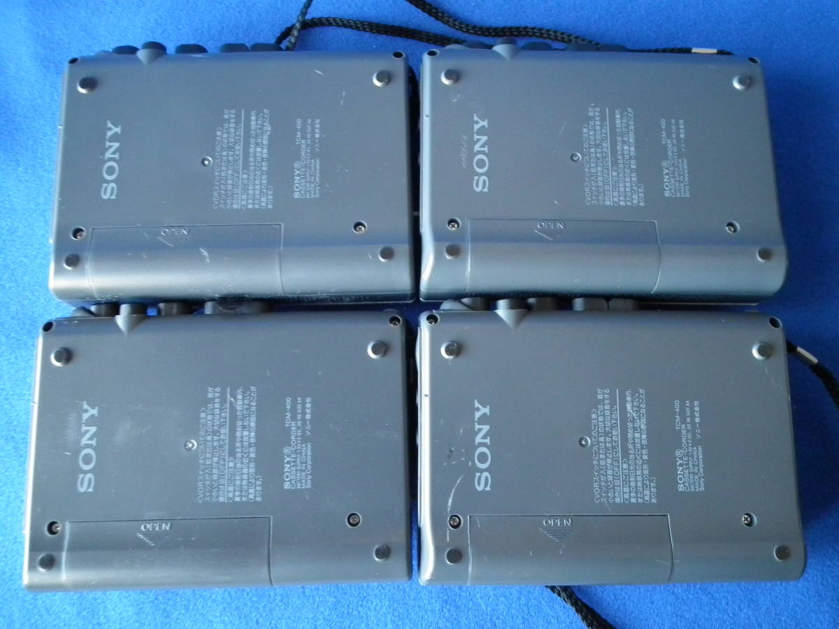 SONY カセット コーダー TCM-400 整備品 4台セット♪ 【公式通販】