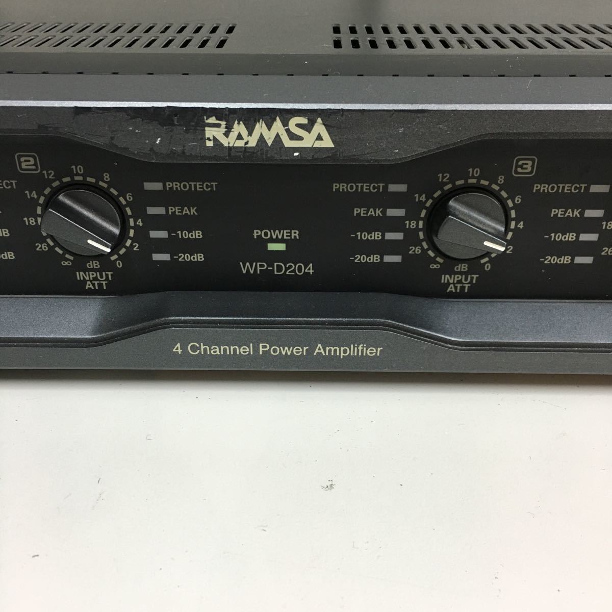 人気SALE，高品質】 A930 ② Panasonic WP-D204 RAMSA パワーアンプ 現状品