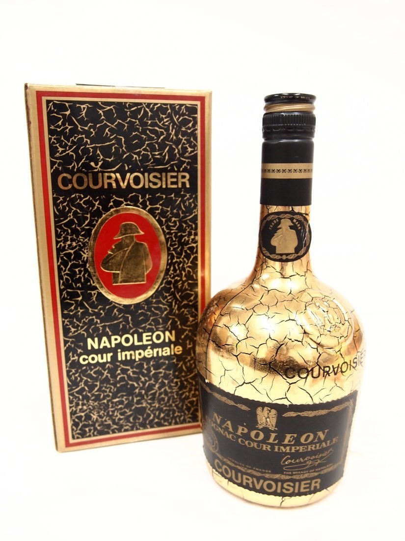 古酒 ブランデー クルボアジェ ナポレオン コニャック　未開栓　二本セット COURVOISIER クルボアジェ ナポレオン クールインペリアル コニャック