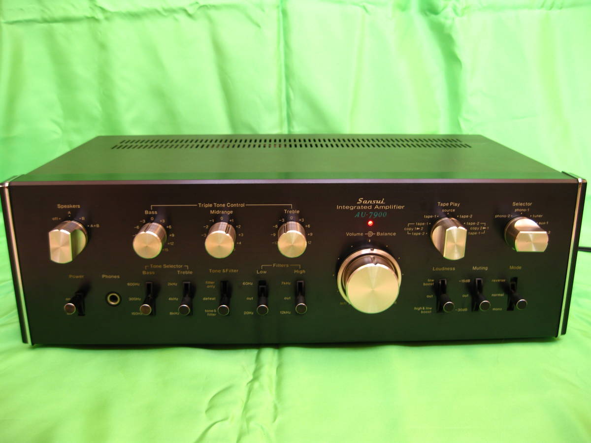 希少 サンスイ 山水 SANSUI AU-7900 プリメイン アンプ 美品 ジャンク
