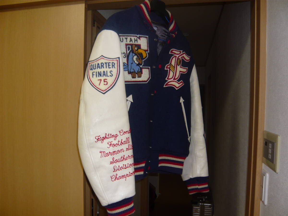 ホワイツビル スタジャン 40 ウール 中古