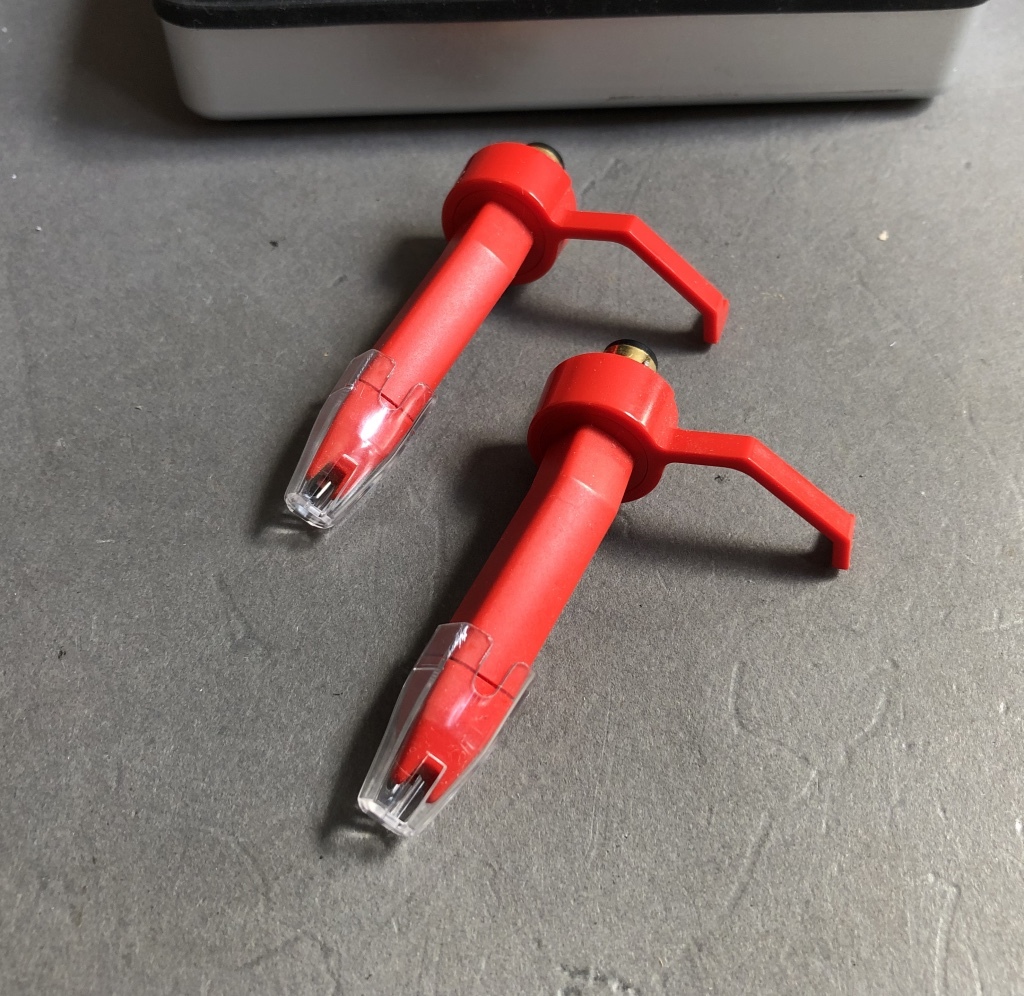 樽屋 赤針 01-M USED ケース付き ターンテーブル DJ カートリッジ