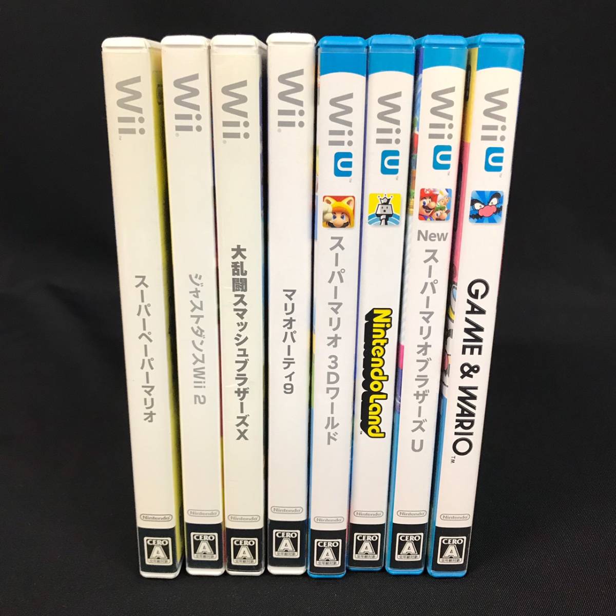 B15s06A Nintendo 任天堂 Wii WiiU ソフト カセット スーパー マリオ