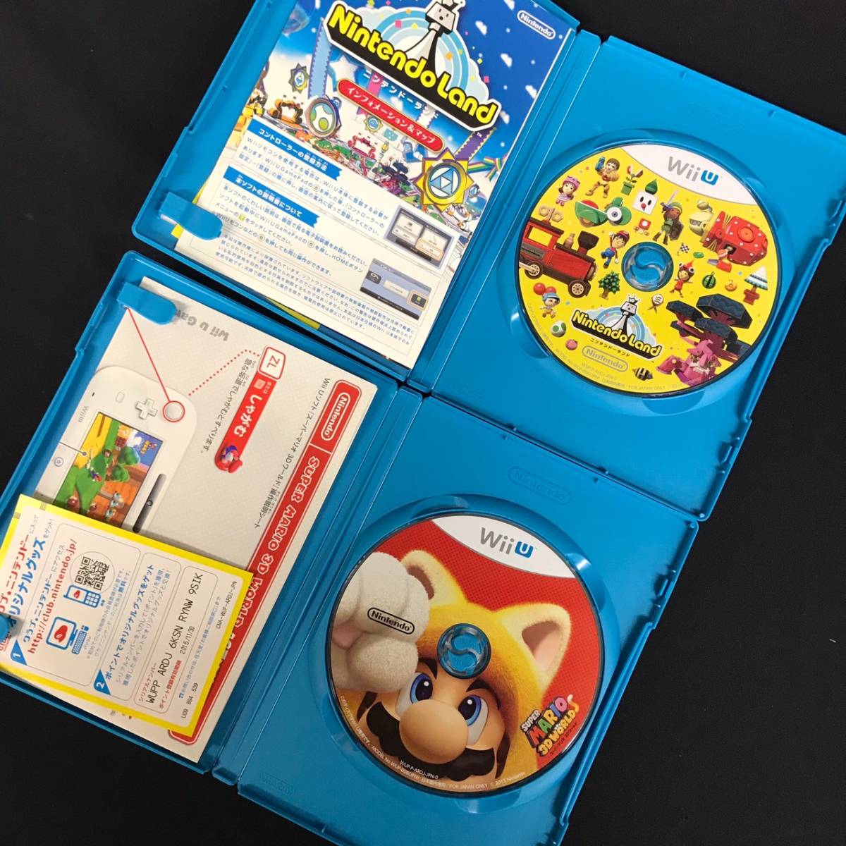 B15s06A Nintendo 任天堂 Wii WiiU ソフト カセット スーパー マリオ