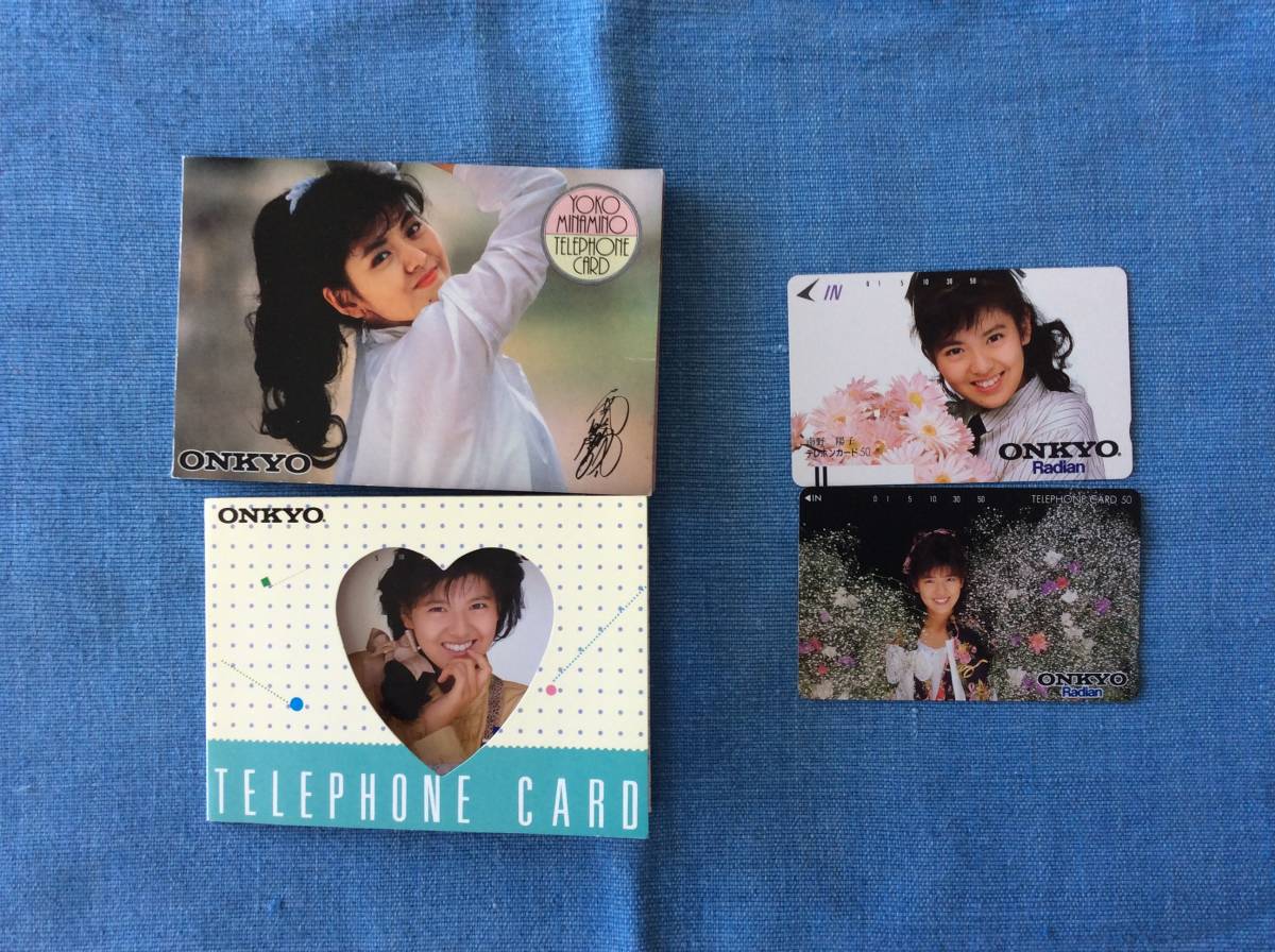 南野陽子 テレフォンカード 4枚セット_2