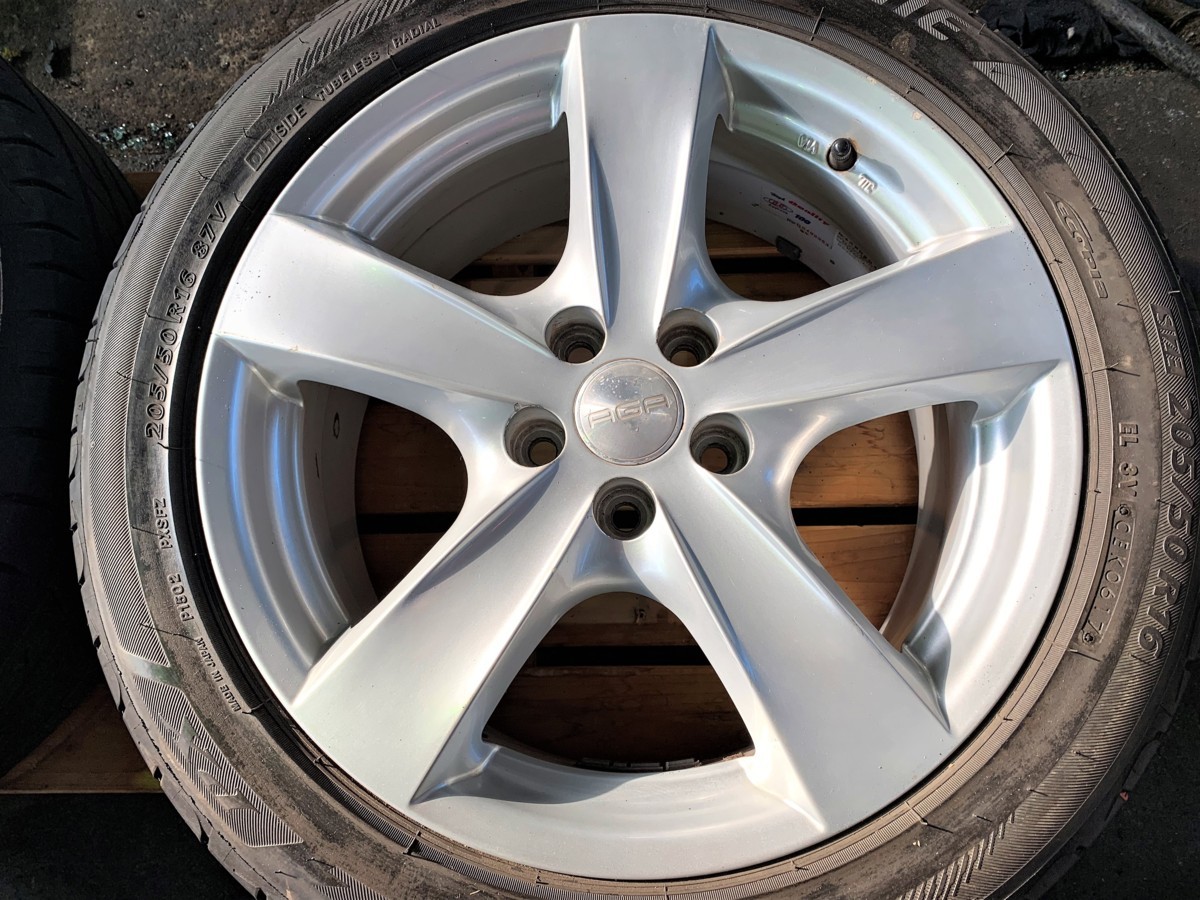 205/50R16 AGA ホイール ブリヂストン piayz PX PCD112 ワーゲン