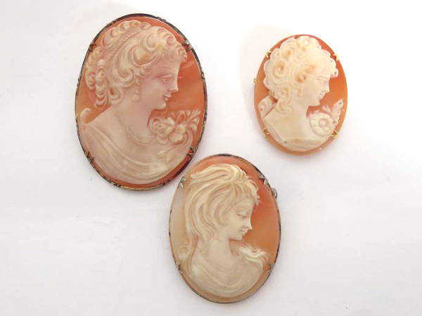 1円 シェル カメオ ブローチ ペンダントトップ ネックレス 計7点セット DT019 1円 カメオ 20点&frasl;カメオ&frasl;まとめて&frasl;ブローチ&frasl;ペンダント&frasl;ネックレス ブローチ＆K18YGネックレス K18YG×メノウカメオ ペンダントトップ（カメオ｜レディースジュエリー