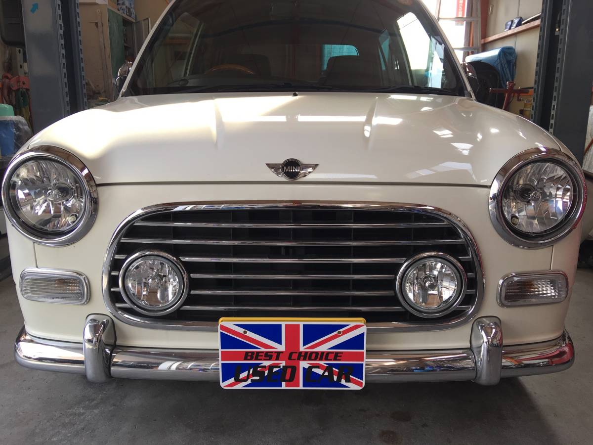 希少　ミラジーノ　L700S　後期型　純正　白フォグ付　グリル　中古品　エンブレムレス加工済_6