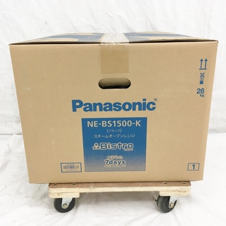 未開封 Panasonic パナソニック NE-BS1500-K スチーム オーブン レンジ 家電 ブラック Y3831445