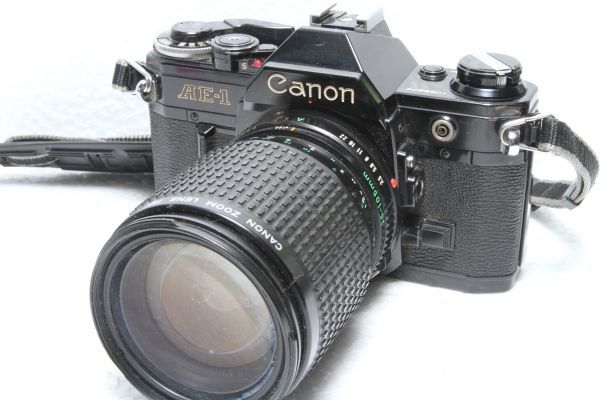 ☆訳あり外観特上品☆キャノン Canon AE-1 ブラック + FD 35-105mm F3