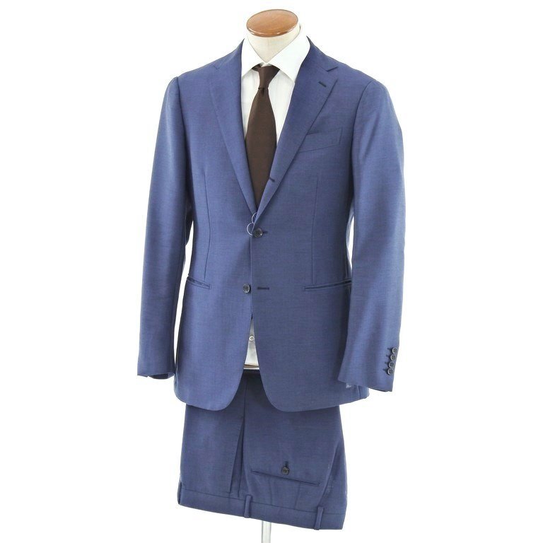 リングヂャケット 3ピーススーツ 48 ウールモヘヤ リングヂャケット RING JACKET ウールモヘア 3つボタンスーツ 48