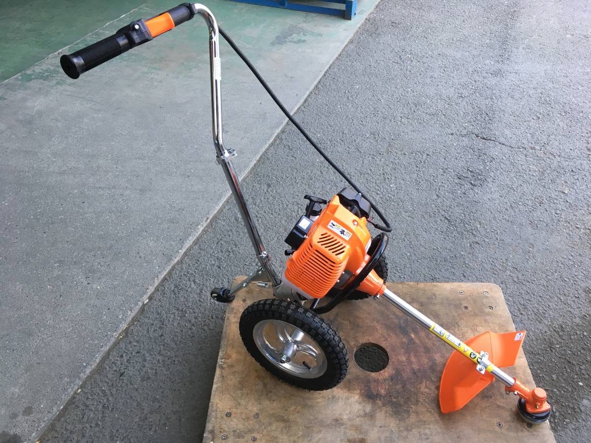 1018 手押し式 モップ式 草刈機 刈払機 52cc HG-TKST520N1 ジャンク