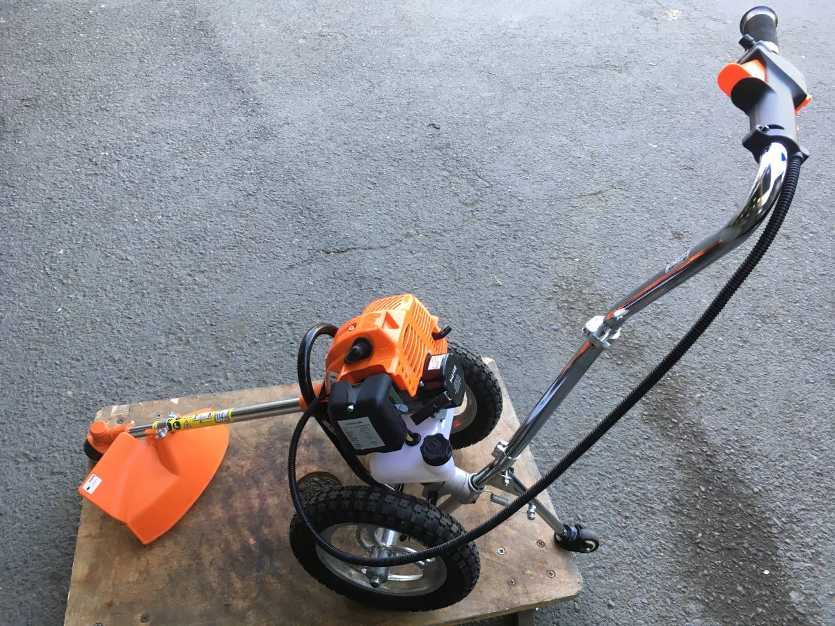 1018 手押し式 モップ式 草刈機 刈払機 52cc HG-TKST520N1 ジャンク