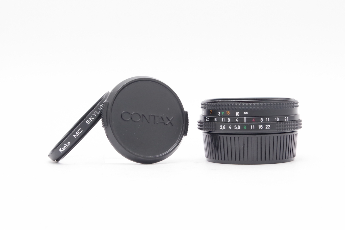 □ CONTAX コンタックス Carl Zeiss Tessar 45mm F2.8 T* AEJ Y/C