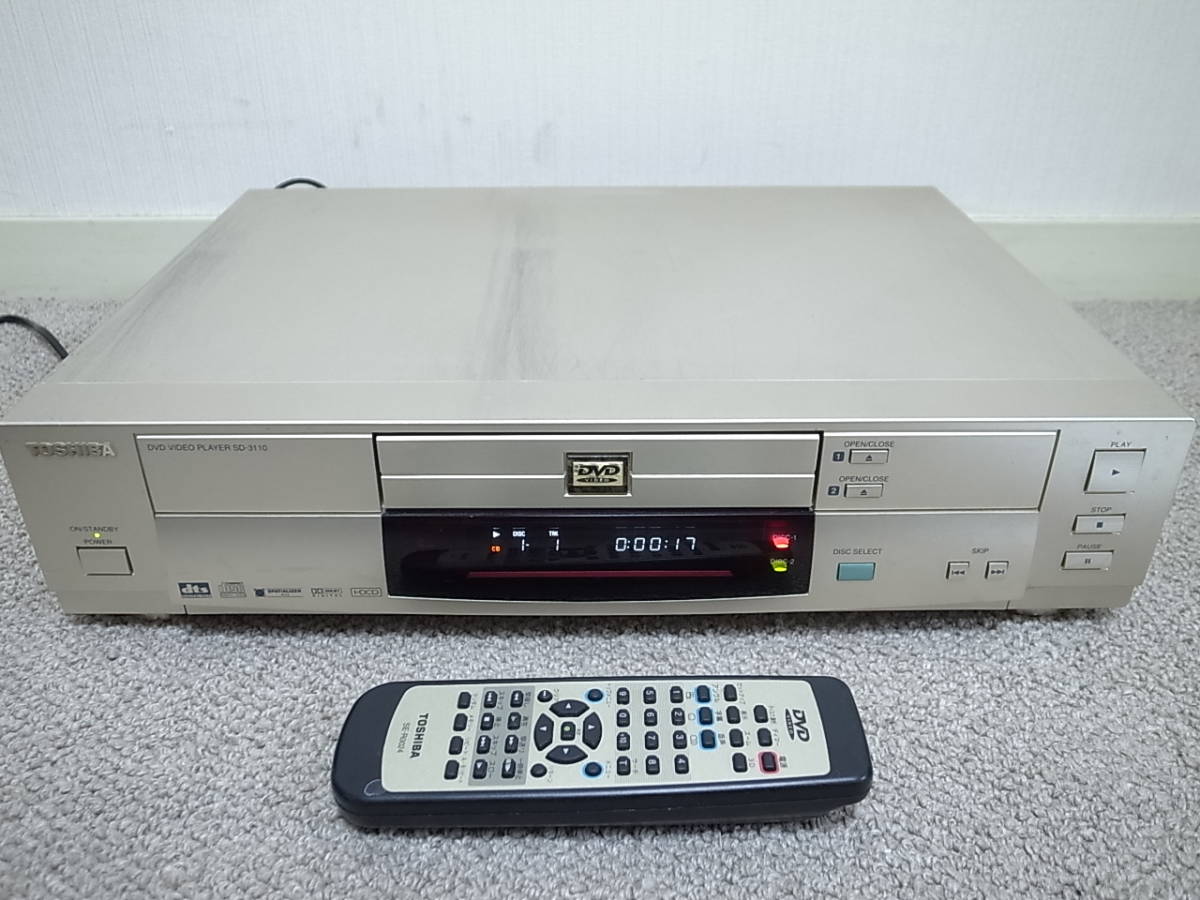 HDCD対応/侮れない音質】TOSHIBA SD-3110 良好 ツインデッキ お勧め