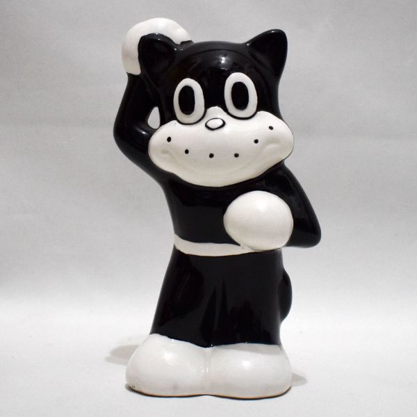 長銀 のらくろ 貯金箱 陶器製 非売品 ノベルティ 【公式通販】