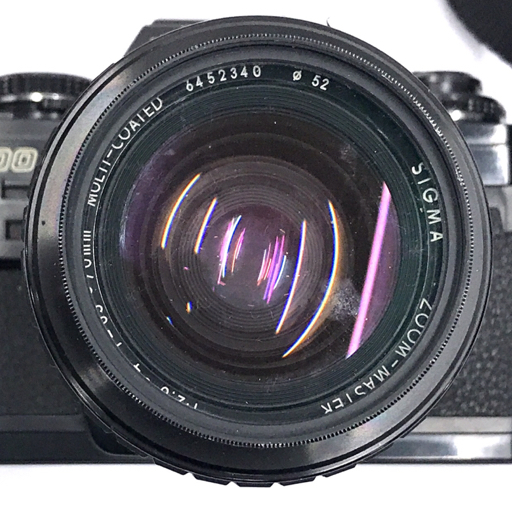MINOLTA X-700 MPS フィルムカメラ ブラック ボディ SIGMA ZOOM-MASTER