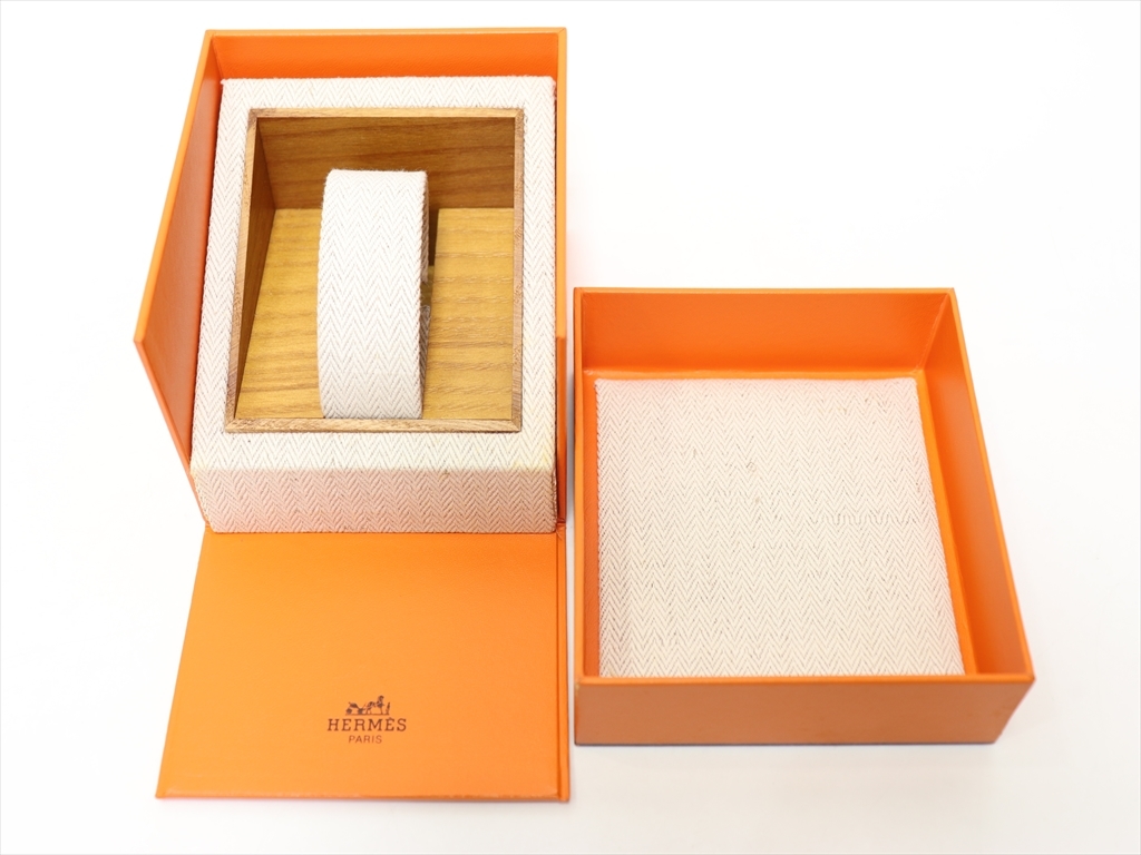 正規良品 エルメス 腕時計 BOX 箱 ケース クリッパー/ケリーウォッチ等用 P395(エルメス)｜売買されたオークション情報、yahooの ...
