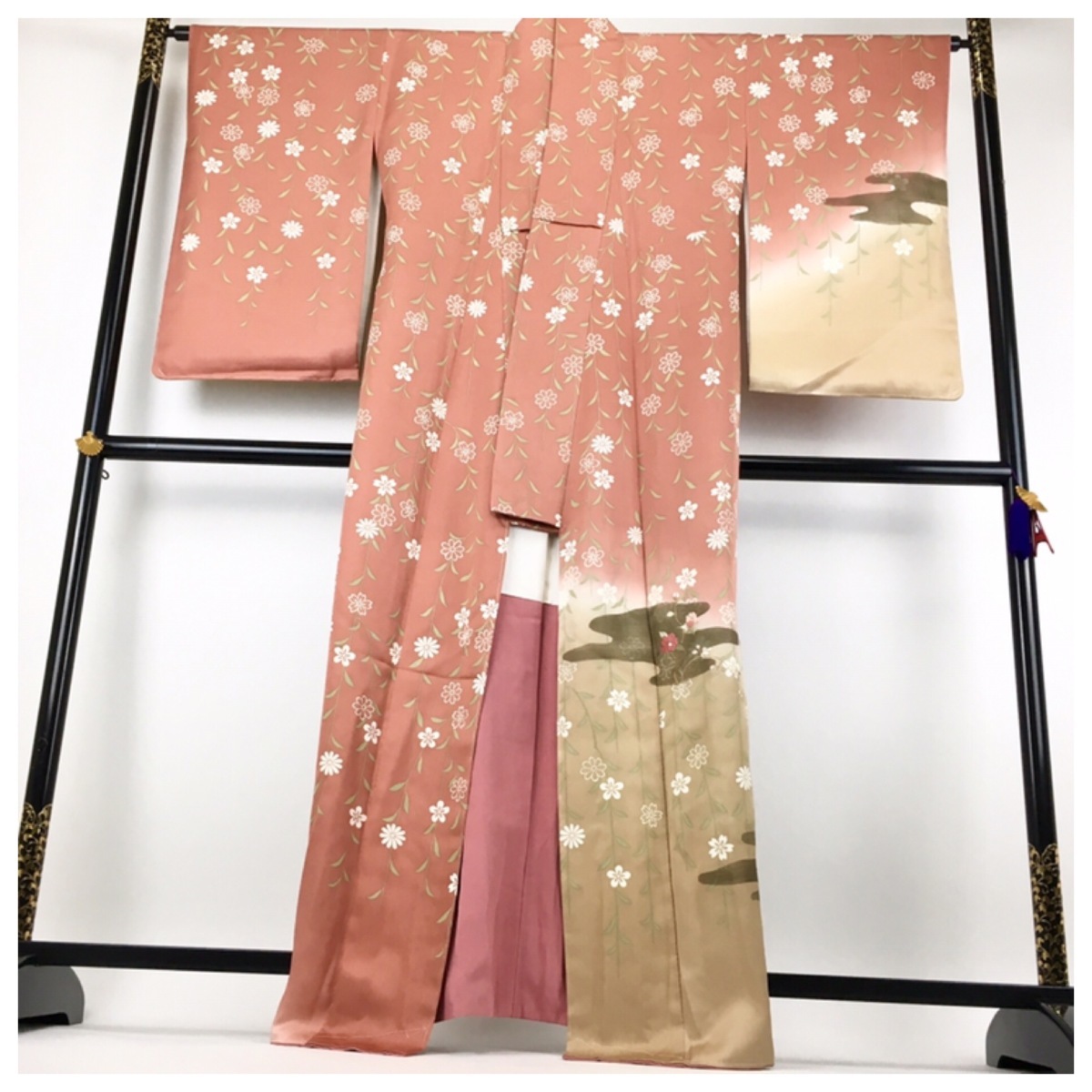 きもの金の蔵屋】 女性らしい逸品 しつけ付き 未使用 美品 正絹 訪問着 
