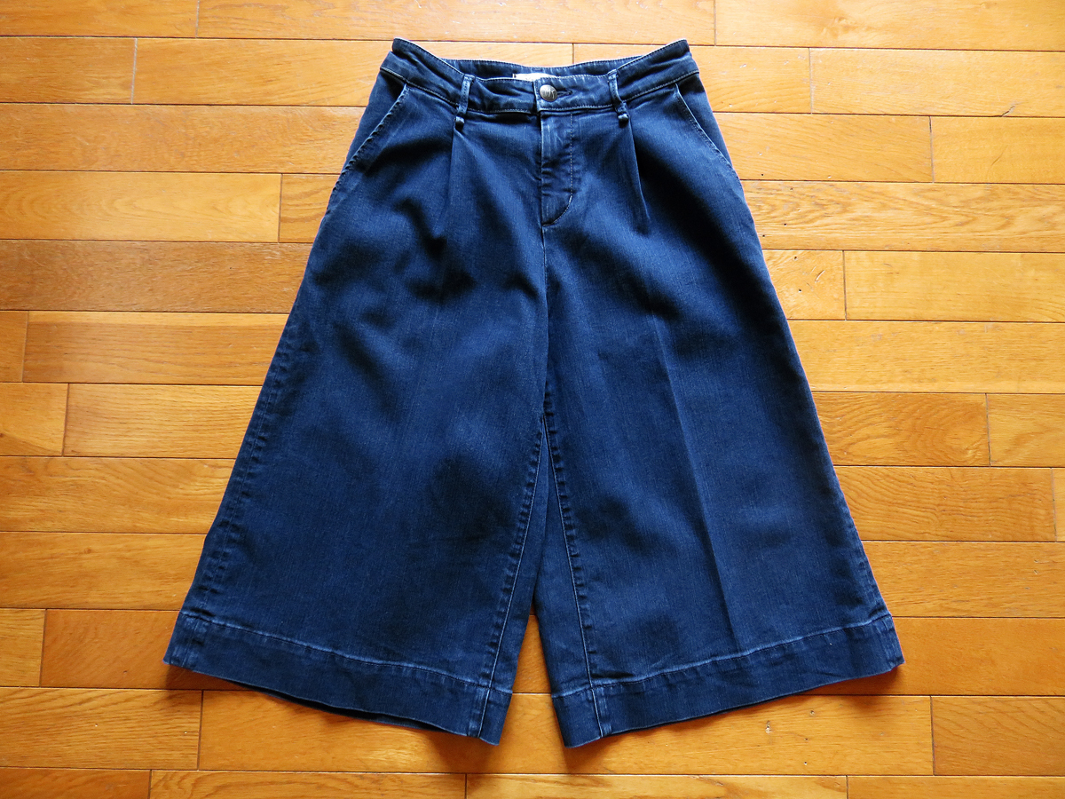新作入荷，新作 ヤヌーク ガウチョパンツ ミモレット ワイドデニム パンツ XS レディース インディゴ ジーンズ yanuk 57153206 パンツ(女性用)｜売買されたオークション情報、yahooの商品情報をアーカイブ公開 - ジーンズ