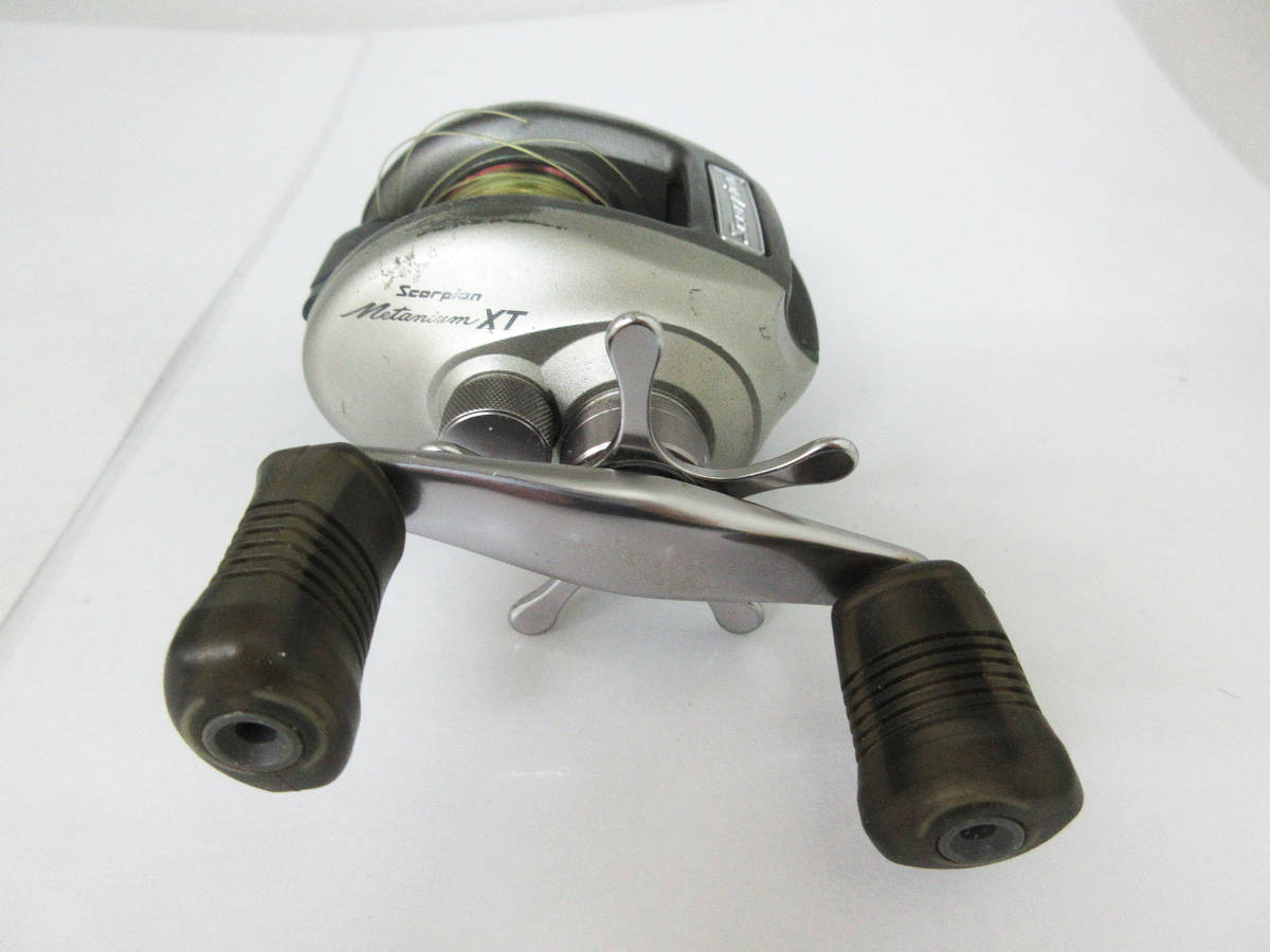 Moulinet De Pêche SHIMANO SCORPION METANIUM XT RH322 - Pour Le Lancer D'Appâts - Occasion