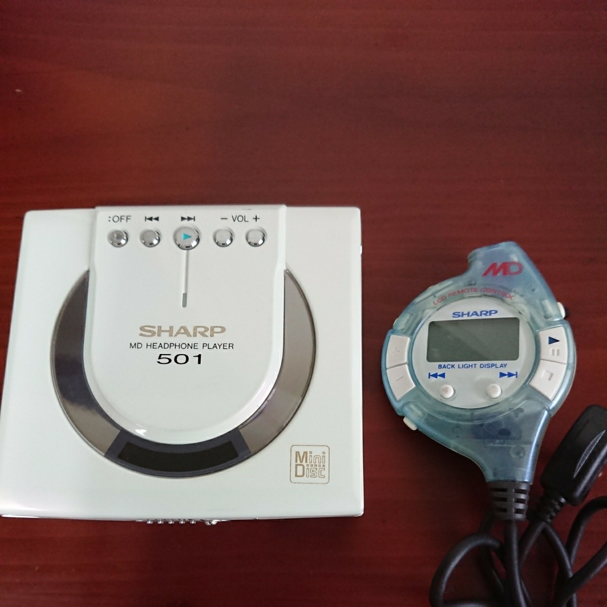 ☆SHARP シャープ MDプレーヤー MD-ST501-W☆ MD 2026年最新シャープ 501の