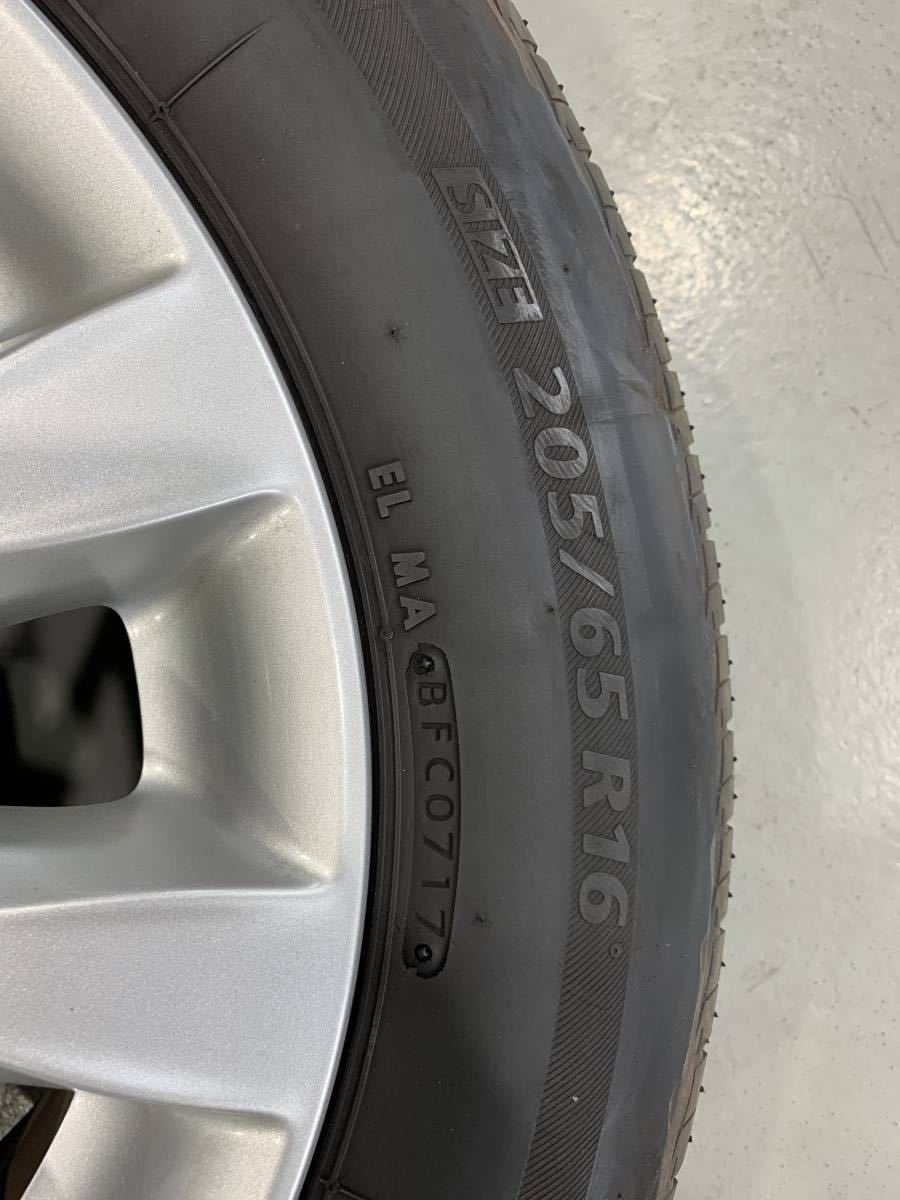 205/65R16 ブリヂストン ネクストリー 4本 中古 日産 ティアナ 16