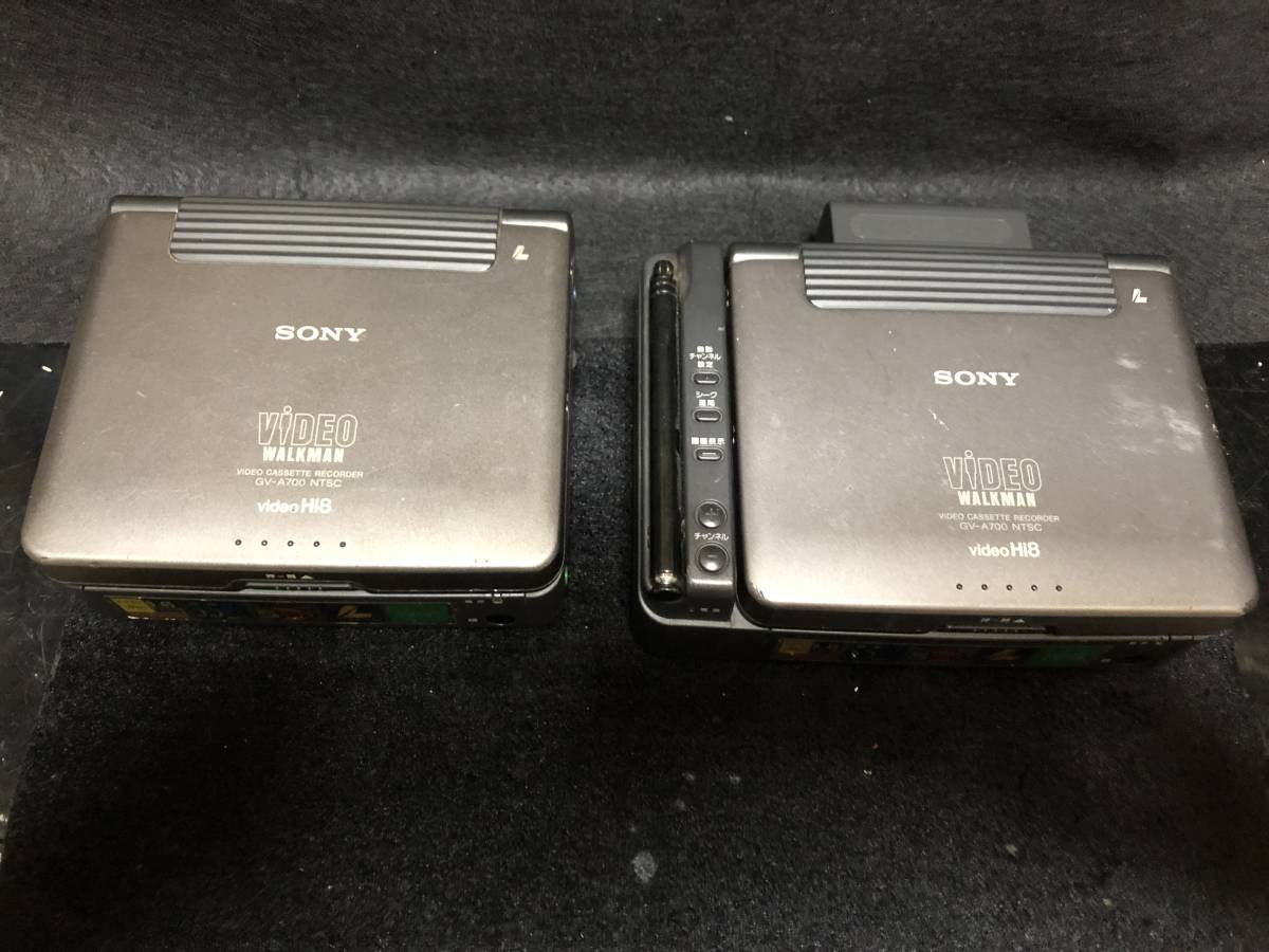 SONY Hi8 ビデオカセットレコーダー VIDEO WALKMAN GV-A700 2台セット_1