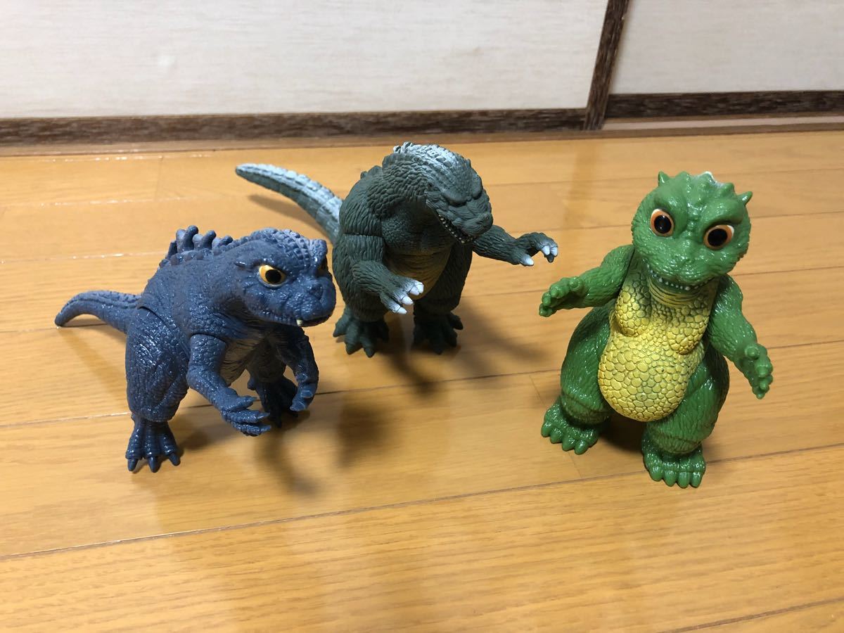 ベビーゴジラ ソフビゴジラの子供たち！ミニラ、ベビー、リトル 