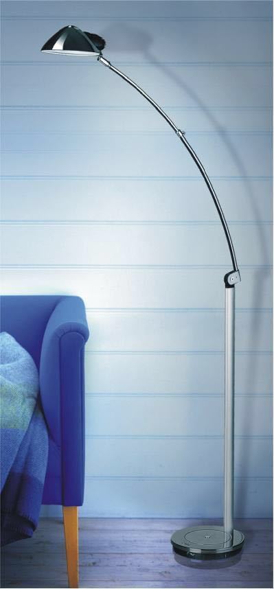 モダン&スタイリッシュ☆ フロアライト スタンドライト 美しいフォルム オシャレ メタリック 【伸縮可能・120～170cm】 送料無料 即決