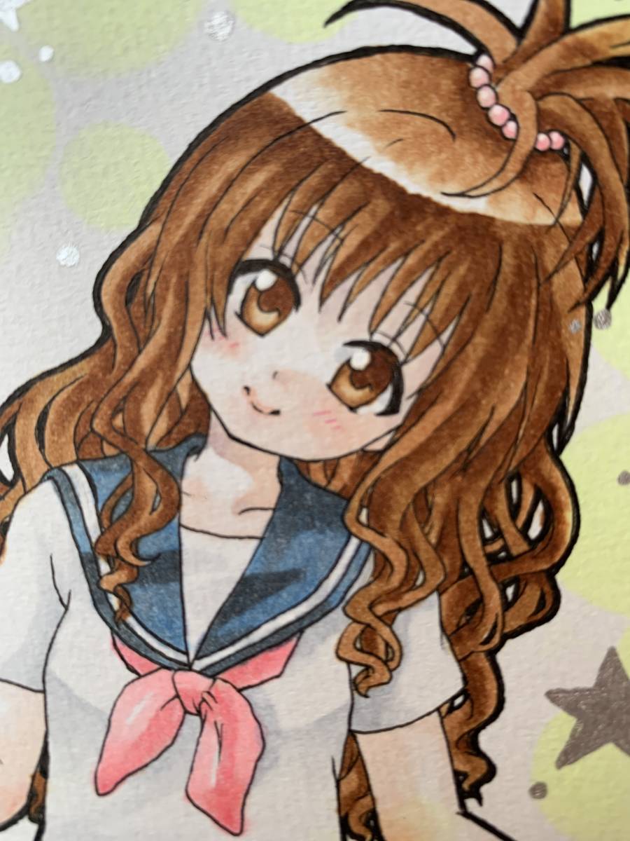 手描きイラスト To Loveる 結城美柑 セーラー服 手描きイラスト 売買されたオークション情報 Yahooの商品情報をアーカイブ公開 オークファン Aucfan Com