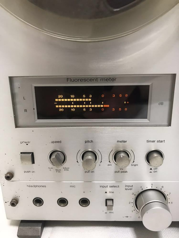 動作品 Technics オープンリールデッキ RS-777 テクニクス アイソレートループ方式 録再OK