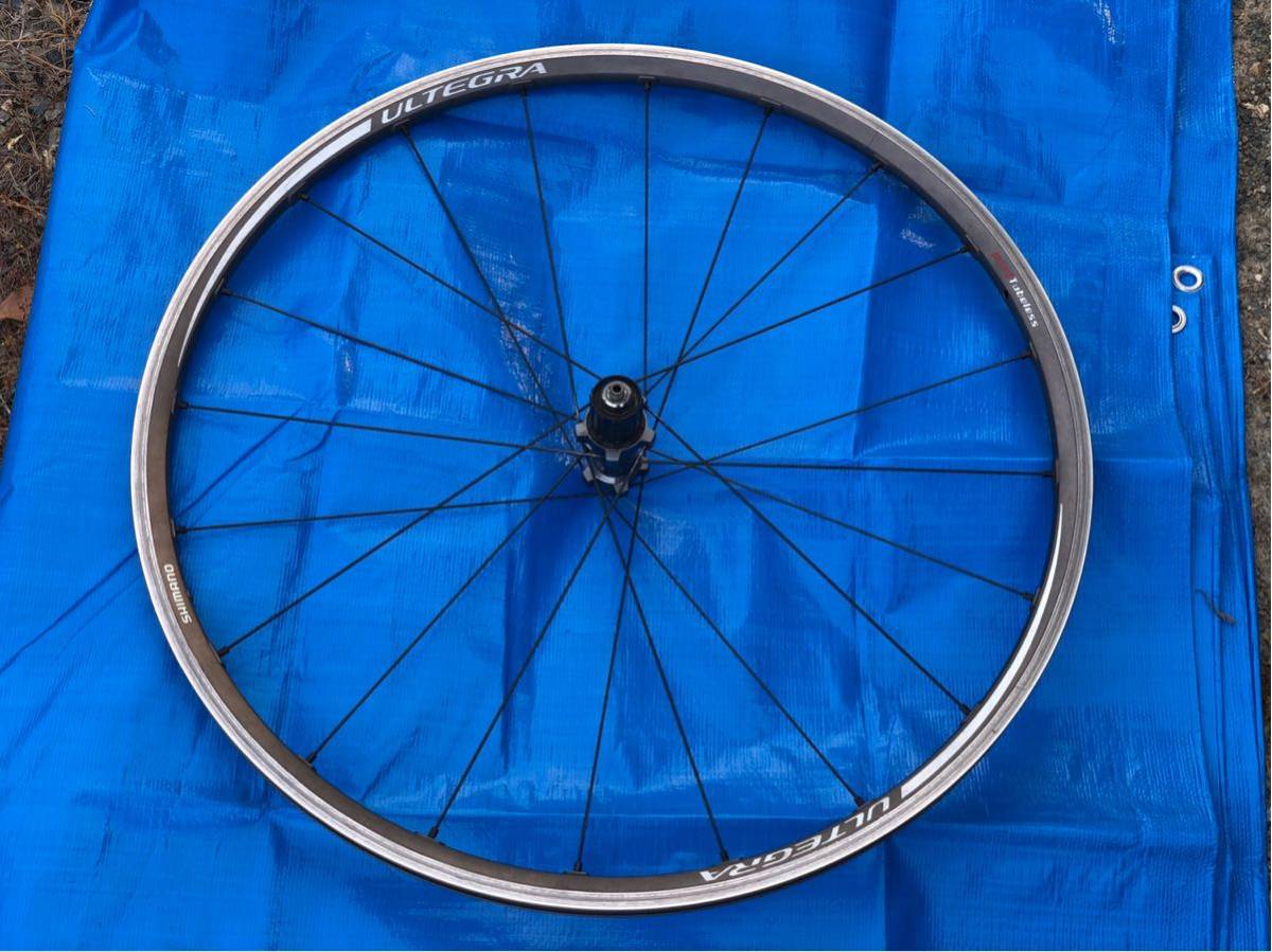 美品シマノULTEGRA 6700 ホイール前後セットタイヤチューブ付 中古】シマノ SHIMANO WH-6700 アルテグラ ULTEGRA ホイール前後セット