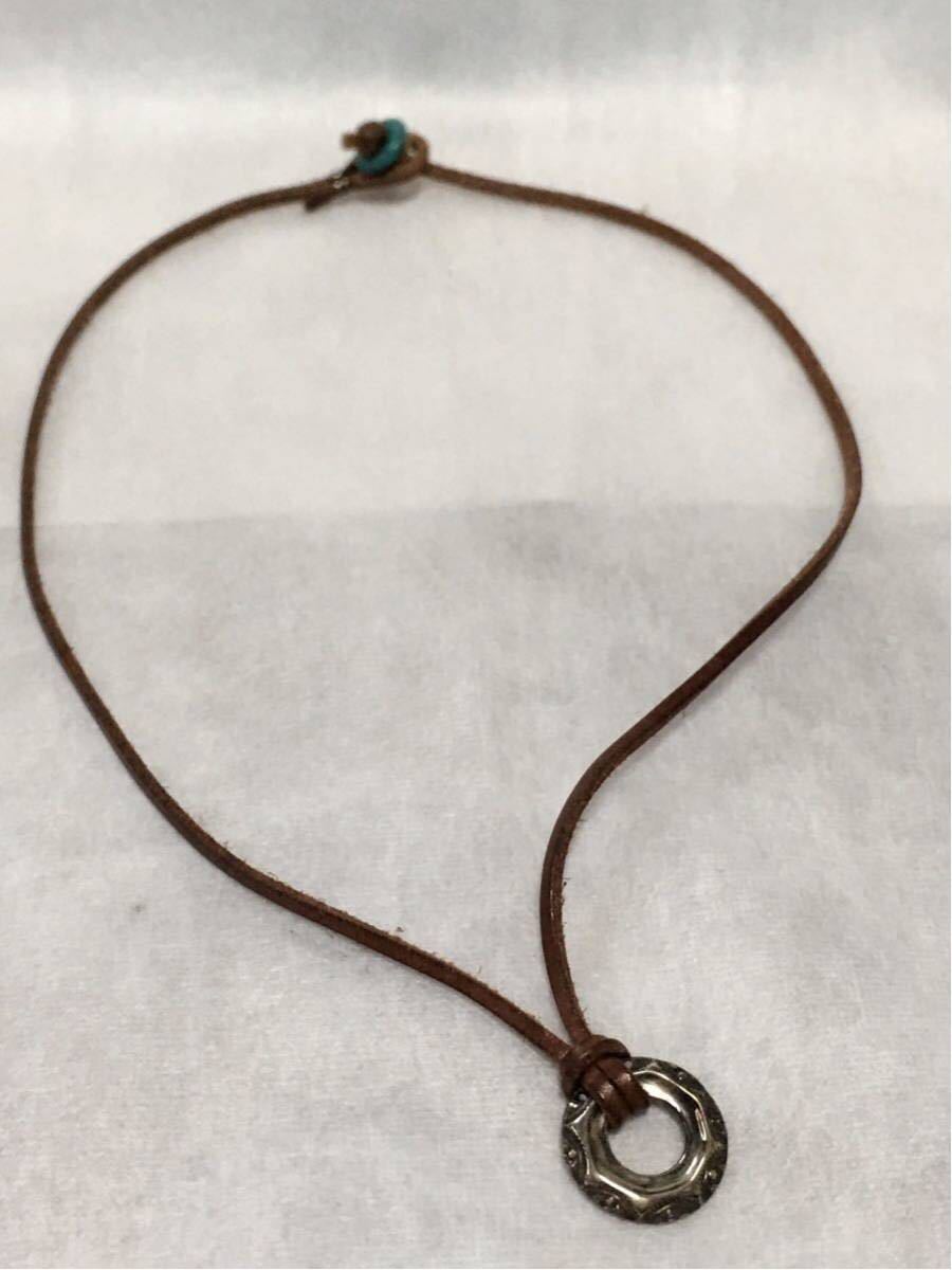 MOTO LEATHER & SILVER ネックレス