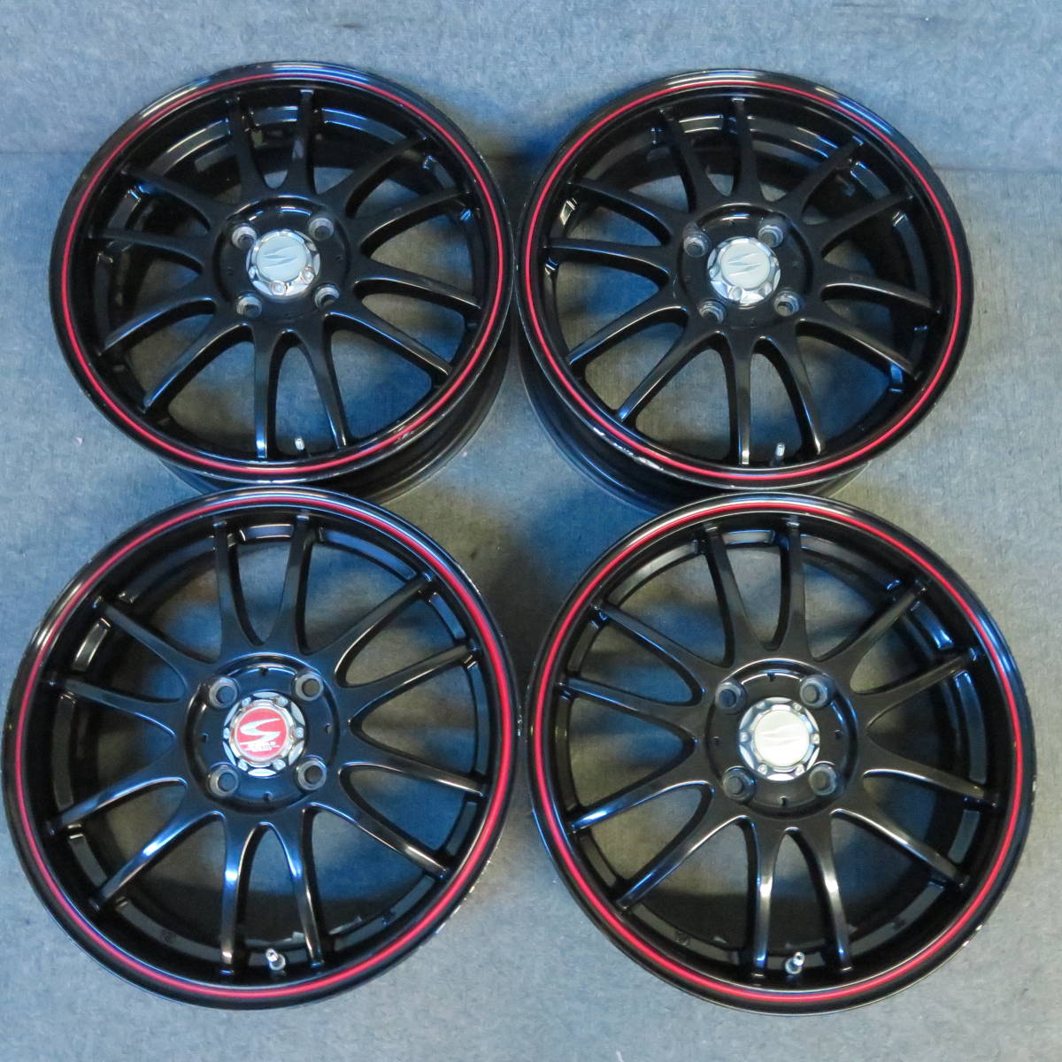 S-HOLD 15インチ 5J+45 4H-100 4本 S-HOLD 15インチ PCD100