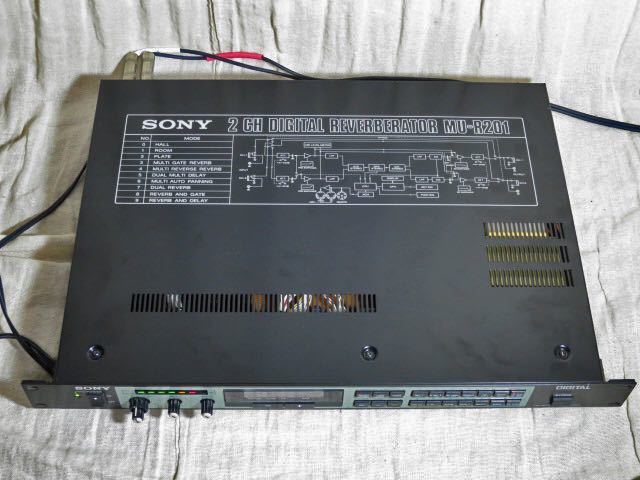 MU-R201 SONY デジタル リバーブレーターの名機 - デジタルリバーブ 高