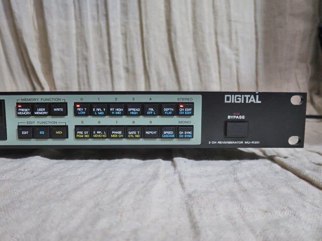 MU-R201 SONY デジタル リバーブレーターの名機 - デジタルリバーブ 高