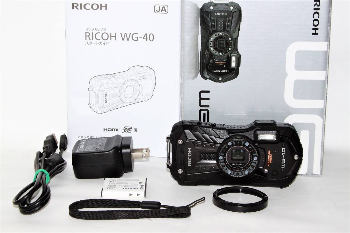 RICOH デジタルカメラ　WG-40 　美品 RICOH WG-40 リコー ⁄ デジタルカメラ WG-40W | - コンパクトデジタル