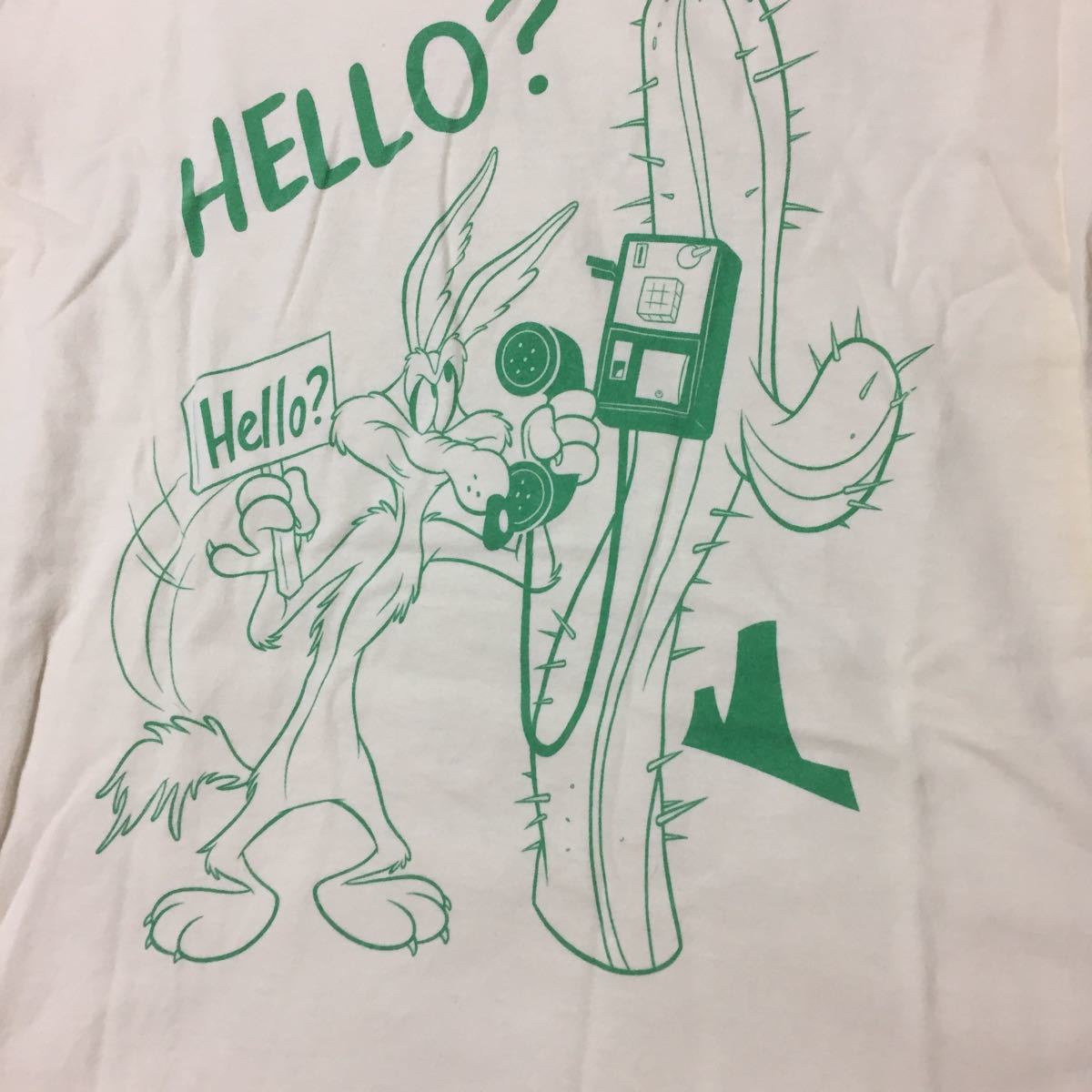 2丁拳銃! カウボーイ! 80s ミッキーマウス Tシャツ USA製 M ベージュ 