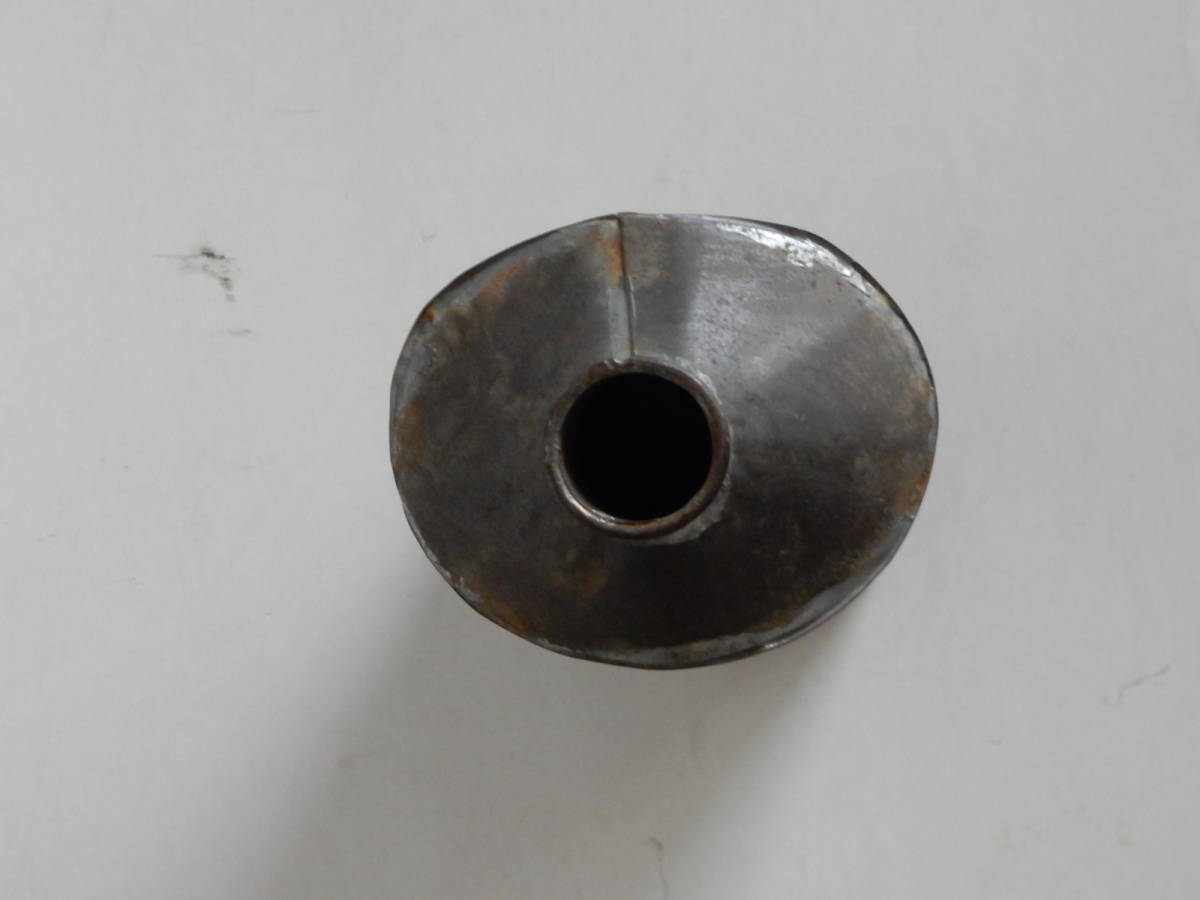 古道具 鉄 水筒 古民具 錆びブリキ容器 アンティーク花入れ