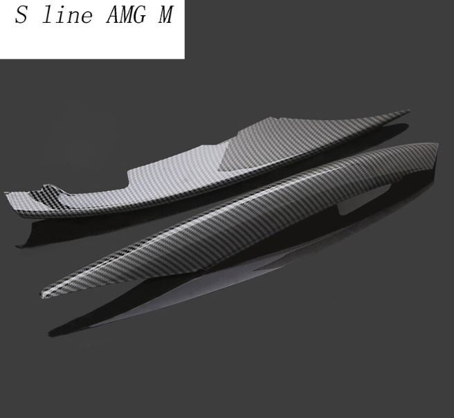 メルセデス・ベンツ 新型Aクラス W177 カーボン タイプ グロスブラックタイプ フロントバンパーフィンカバー エアロ AMG A45 A35_2
