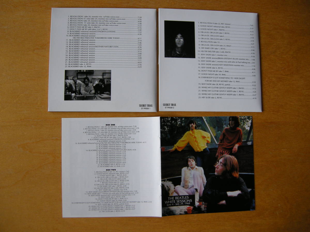 ザ・ビートルズ 「THE BEATLES / WHITE SESSIONS」箱入り紙ジャケット4枚組CD・ゴールドディスク・700枚限定・ブックレット・ポスター付属