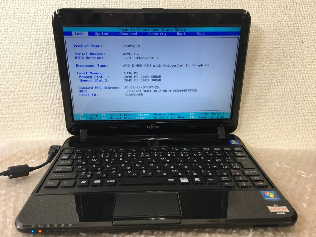 ノートPC 格安ノートPC 富士通 LIFEBOOK PH50/E シャイニーブラック