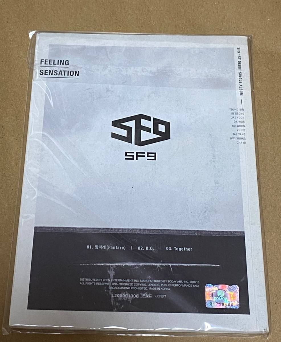◇SF9 1st Debut Single Album『Feeling Sensation』 直筆サイン非売CD