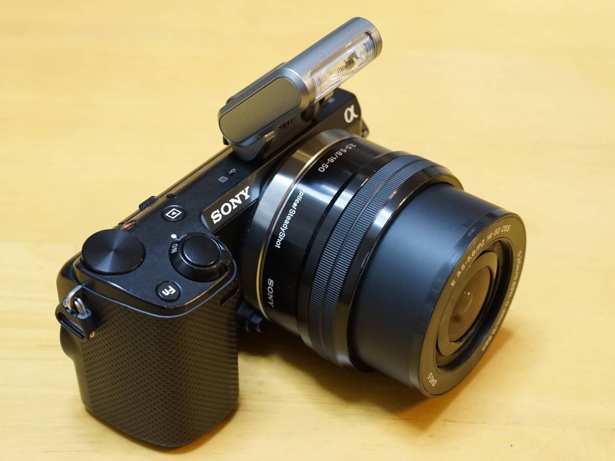SONY α NEX-5R ボディ SELP1650 ズームレンズ ブラック ☆ SONY ミラーレス一眼 NEX-5R ブラック ＋ ズームレンズ E PZ 16