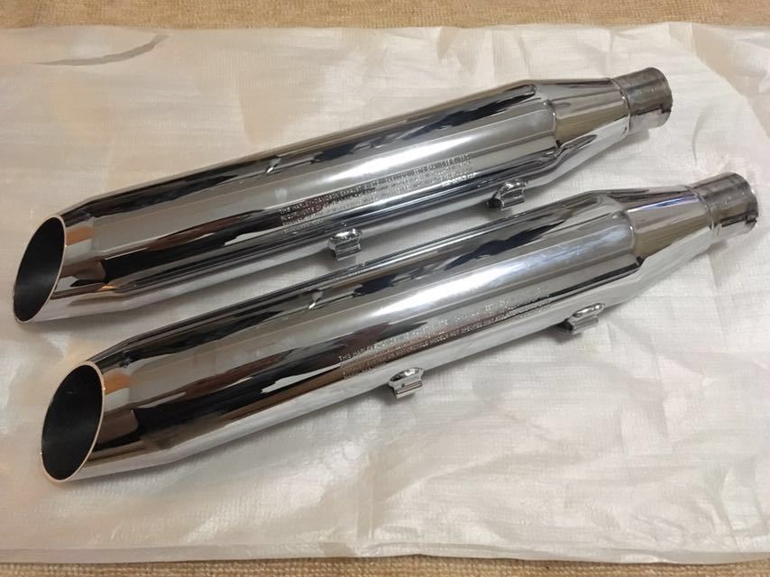 スポーツスター14年～ 北米マフラー バロニーカット 12mmパンチアウト 