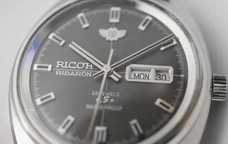 新作通販 1円～ 今週の目玉☆希少逸品【リコー RIBARON リバロン S 28石】自動巻き メンズ