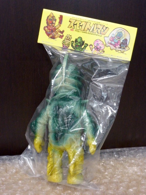 未開封無版権パチポリ製ソフビ宇宙猿人ゴリスペクトルマン ぶたのはな