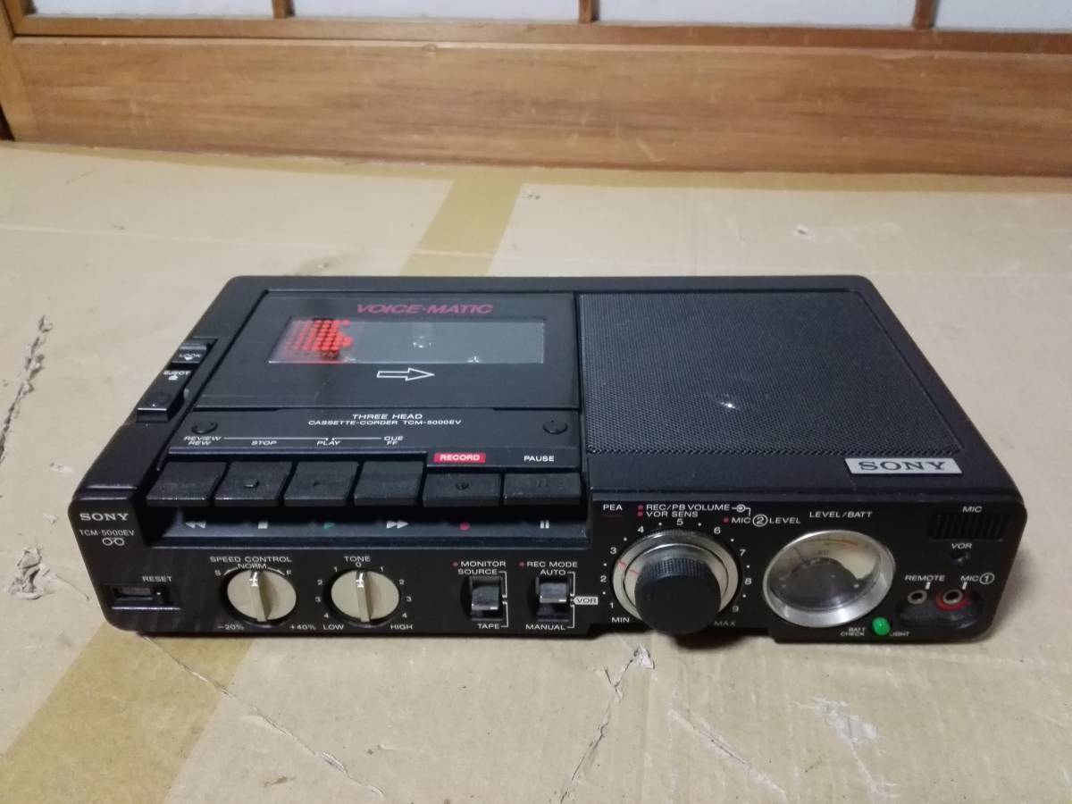 通販 ショップ SONY カセットレコーダーTCM-5000EV◇ジャンク品 【公式