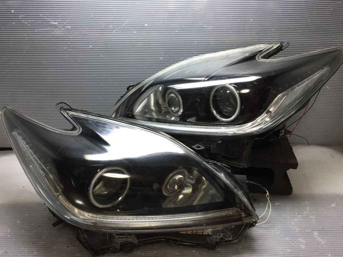 プリウス 後期 ヘッドライト 30系 純正 HID トヨタ 左右 0 点灯OK 左右